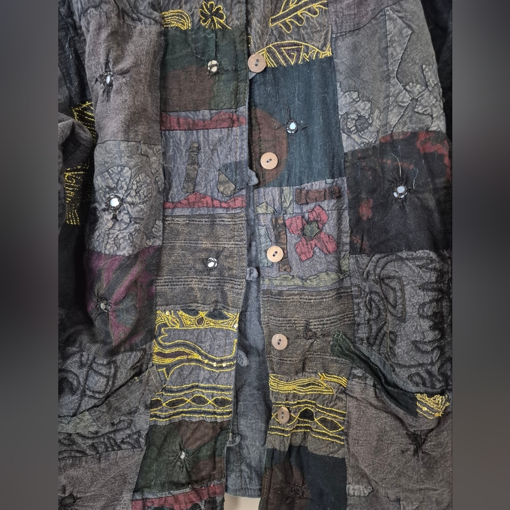 Vintage Patchwork Jacket - image 4